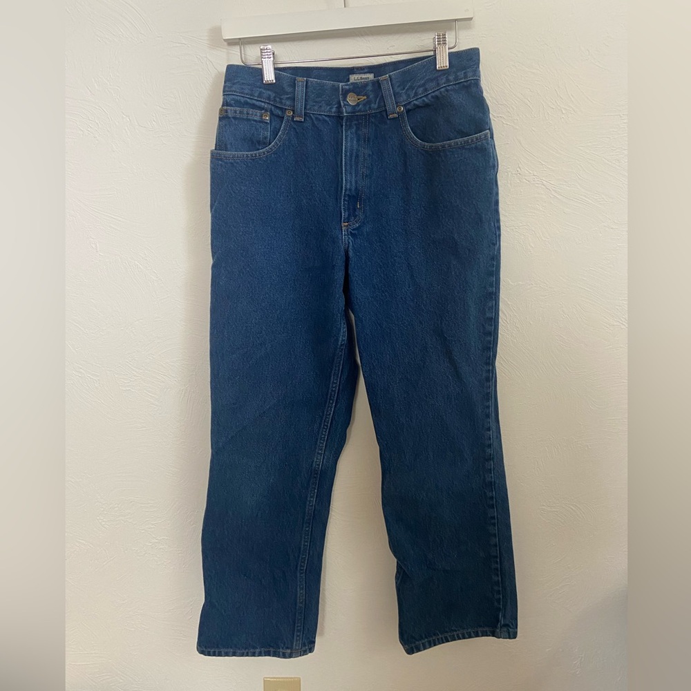 LL Bean cotton jeans